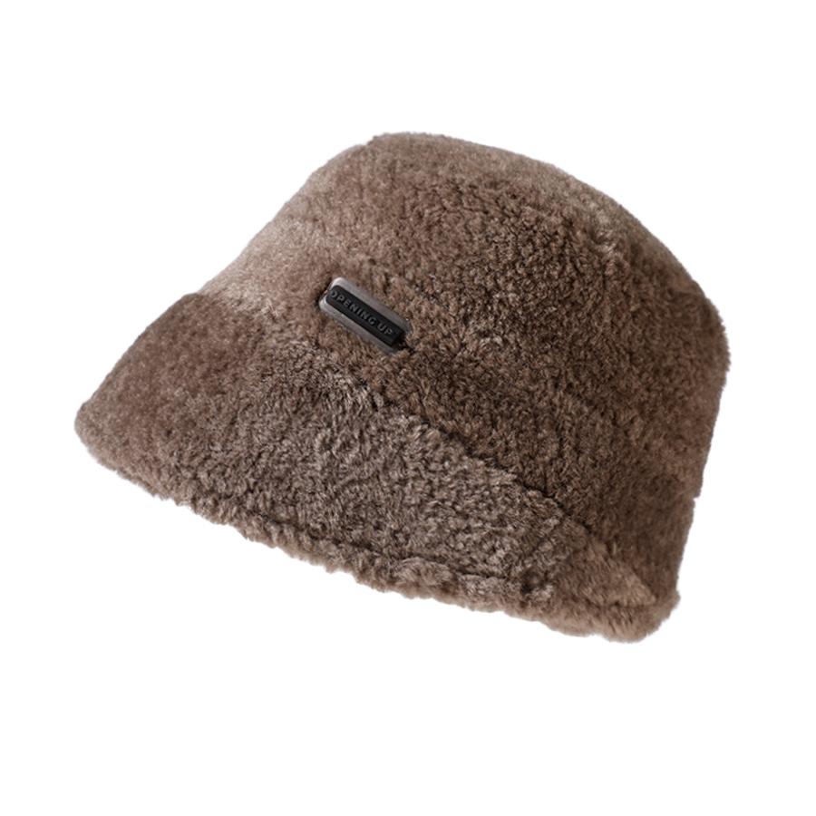 Плюшевая толстая рыболовная шапка осень-зима защита ушей теплая шапка женская плоская верхняя часть шапка для бассейна