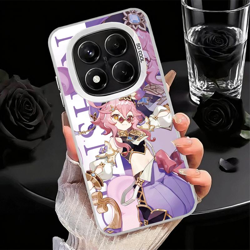Мягкий чехол для телефона Genshin Impact Anime для Xiaomi Redmi Note 13 14 15 Pro Plus 12S 12 11S 11 11T 10S 10 Ударопрочная задняя крышка