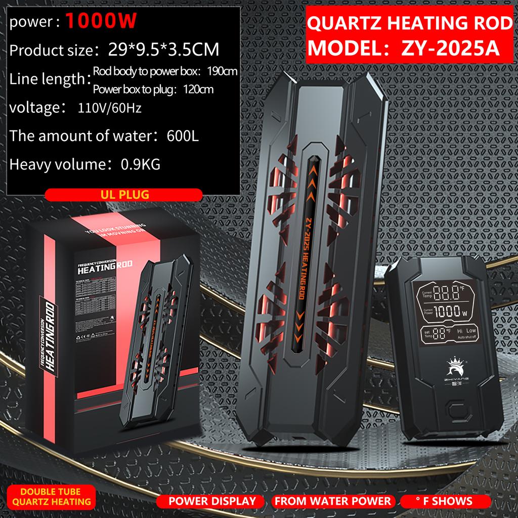 110 В 220 В высокой мощности 300-1200 Вт двойной трубчатый кварцевый нагревательный стержень внешний цифровой дисплей контроллер тройная защита безопасности