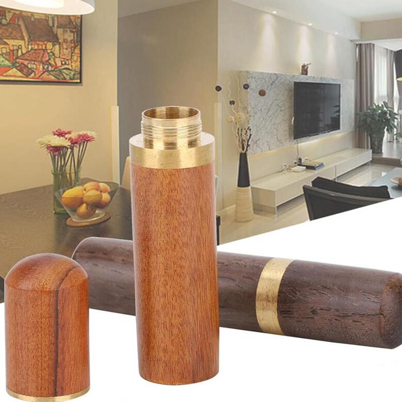 Деревянный ящик для иголок Игольница Ящик для хранения Ящик для хранения инструментов своими руками Контейнер для хранения иголок из черного дерева