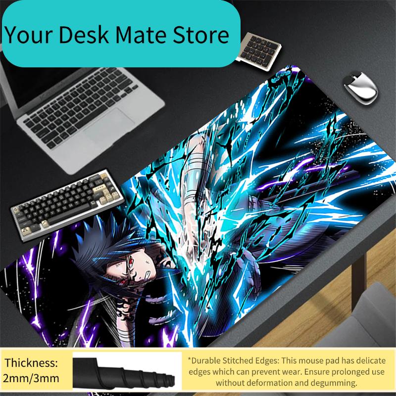Anime Mouse Pad Gamer Keyboard Pad Naruto Desk Mouse Mat Carpet Rubber Tapis Souris Gaming PersonalityFilled Notbook Mousepad