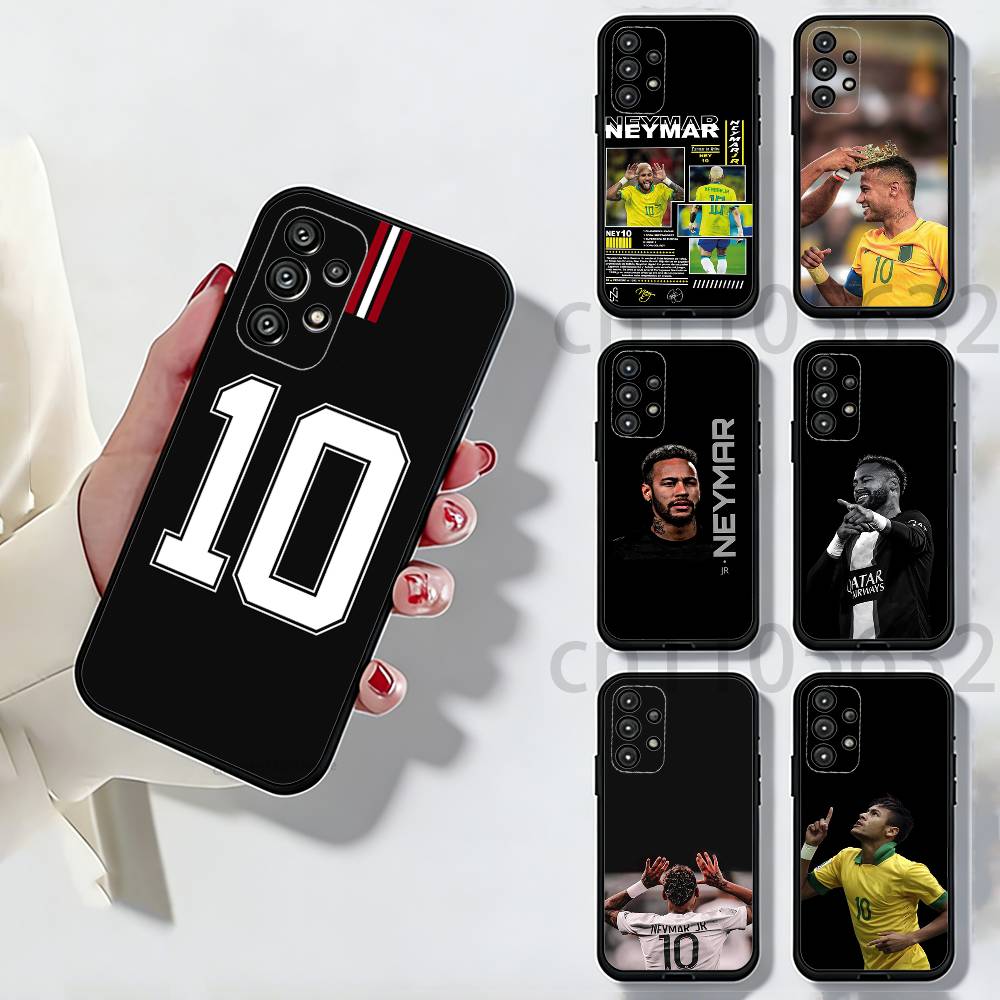Чехол для телефона N-Neymar Football 10 Для Samsung Galaxy A13,21s,22,31,32,52,53,71,80,A91 Мягкий черный корпус