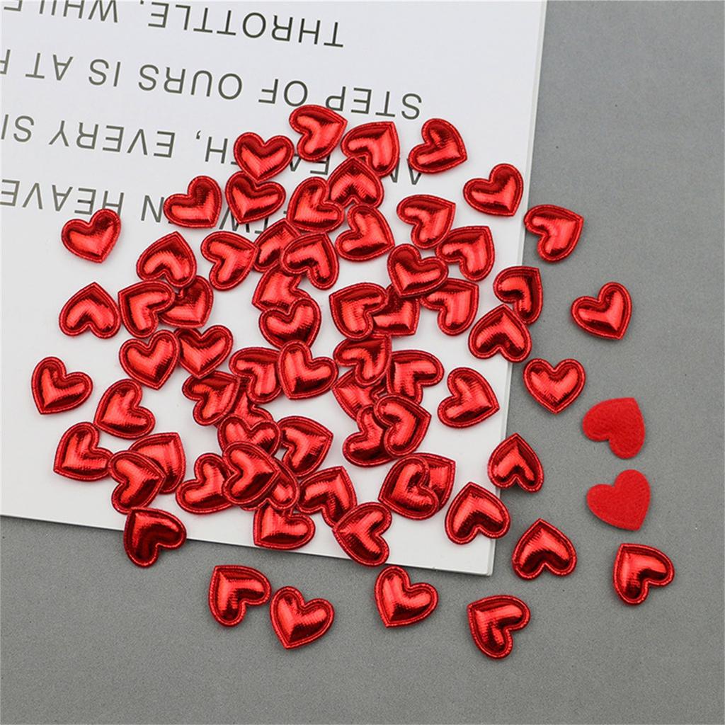 100 шт. 1,7*1,6 см сердечки из искусственной кожи с подкладкой аппликации для одежды шляпы шпильки украшения аксессуары DIY ремесло смущение