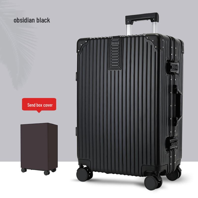 24-Inch Multifunctional Suitcase with Universal Wheels and New Lock System