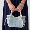Kate Spade Fabric Handbag Mini Women's Blue KN646-1