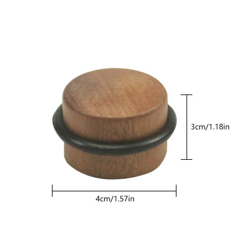 Деревянная дверная защелка, предотвращающая столкновение, бесшумный клейкий дверной упор, бампер, напольное крепление