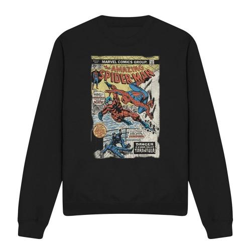 Spider-Man Unisex Adult Retro Cover Tarantula Sweatshirt