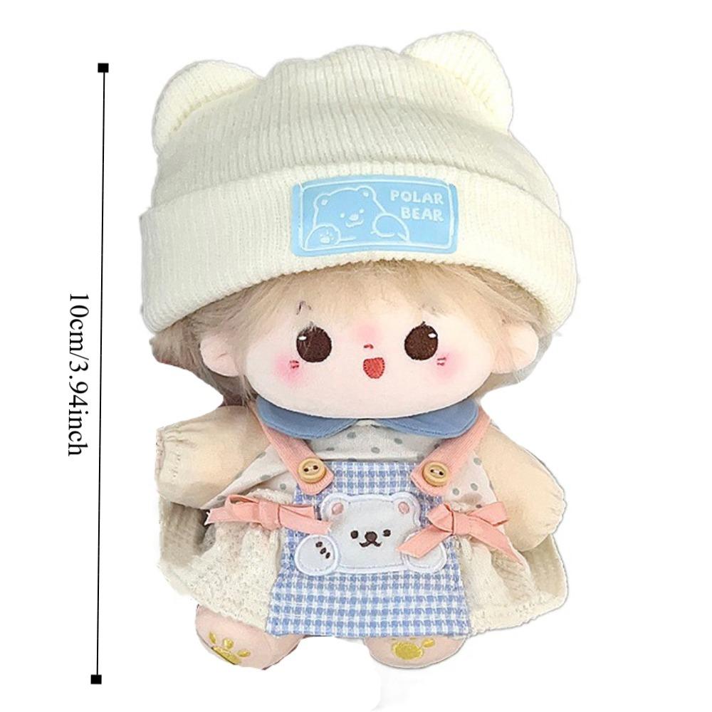 Замеченный Топ 20 см Одежда для куклы Наряд Шляпа Маленький медвежонок Набор одежды для куклы 10/20 см Хлопковая кукла