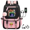 Toy Story 5 Printed Canvas Backpack With Breathable Design For Middle School Students And Travel