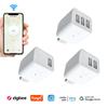 Умный Tuya / Zigbee WiFi Мини 1 2 3-клавишный USB-адаптер-переключатель 5V Micro USB Адаптер питания Управление Smart Life через Alexa Google Home