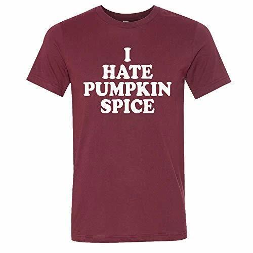 I Hate Pumpkin Spice Adult Unisex Short Sleeve Tee Shirt Heather Cardinal