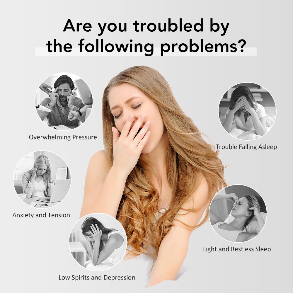 Handheld CES Sleep Aid Device Sleep Aid Machine for Insomnia Palm Pulse Massager Stress Anxiety Relief Device with Ear Clip