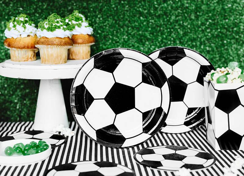 Football Plates, 18cm (1 Pack / 6 Pcs.)