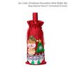 New Year Wine Bottle Cover Merry Christmas Decor For Home Christmas Table Decor Gift