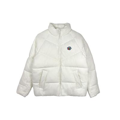 Однотонная вельветовая теплая хлопковая куртка с воротником-стойкой, женская верхняя одежда, белая VN0A5F6CFS8