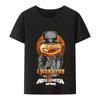 Новая футболка Vintage Helloween Concert Черная футболка Pumpkins Футболка Свободная одежда