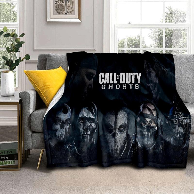 3D Call of Duty, Игра COD, Плед для Геймера HD, Мягкий Плед для Дома Спальни Кровати Дивана Пикника Путешествия Офиса Покрывало Дети