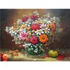 Картина DIY Современная картина маслом Ручная краска Холст Картина Украшение дома Цветок Настенное искусство