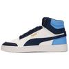 Shuffle Mid Mid Tops Повседневные скейтбордические кроссовки Унисекс Сине-белые Мужские 380748-09
