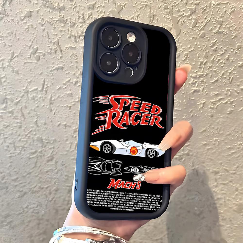 Чехол для телефона Speed Racer для iPhone 17 Pro Max 16 15 14 Pro Max iPhone 13 Pro Max 11 Plus Силиконовый чехол