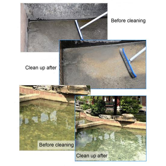 Резиновая головка щетки для бассейна 45 см длиной Чистящая щетка Пол Стены бассейна