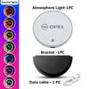 Car Triangle Window Ambient Light Intelligent Sensing Gradient Decorative Light For Opel ADAM ASTRA J K CORSA E INSIGNIA MOKKA YC4
