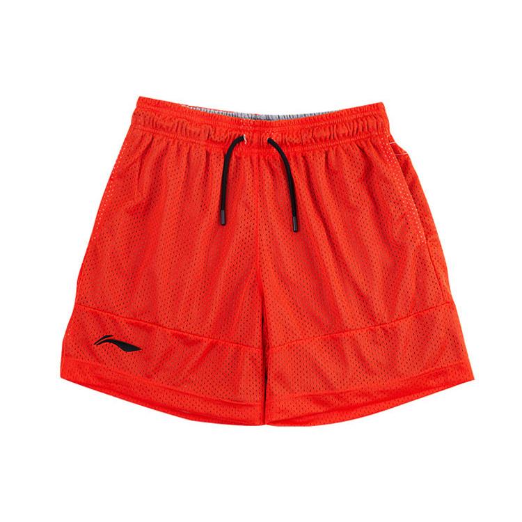 Li Ning Коллекция CBA Повседневные шорты Унисекс Оранжево-серые AAPR405-1
