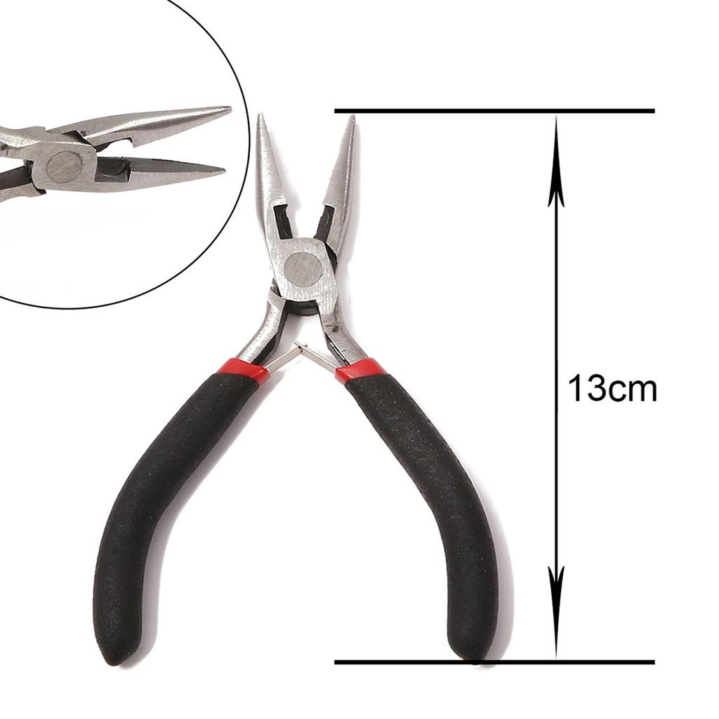 1 Piece Stainless Steel Needle Nose Pliers Jewelry Making Hand Tool DIY Design Equipment