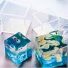 1PC 6 Size 20/25/35/40/50/60mm Mould Transparent Silicone Square Mold Epoxy Resin Molds for DIY Jewelry Making Tools