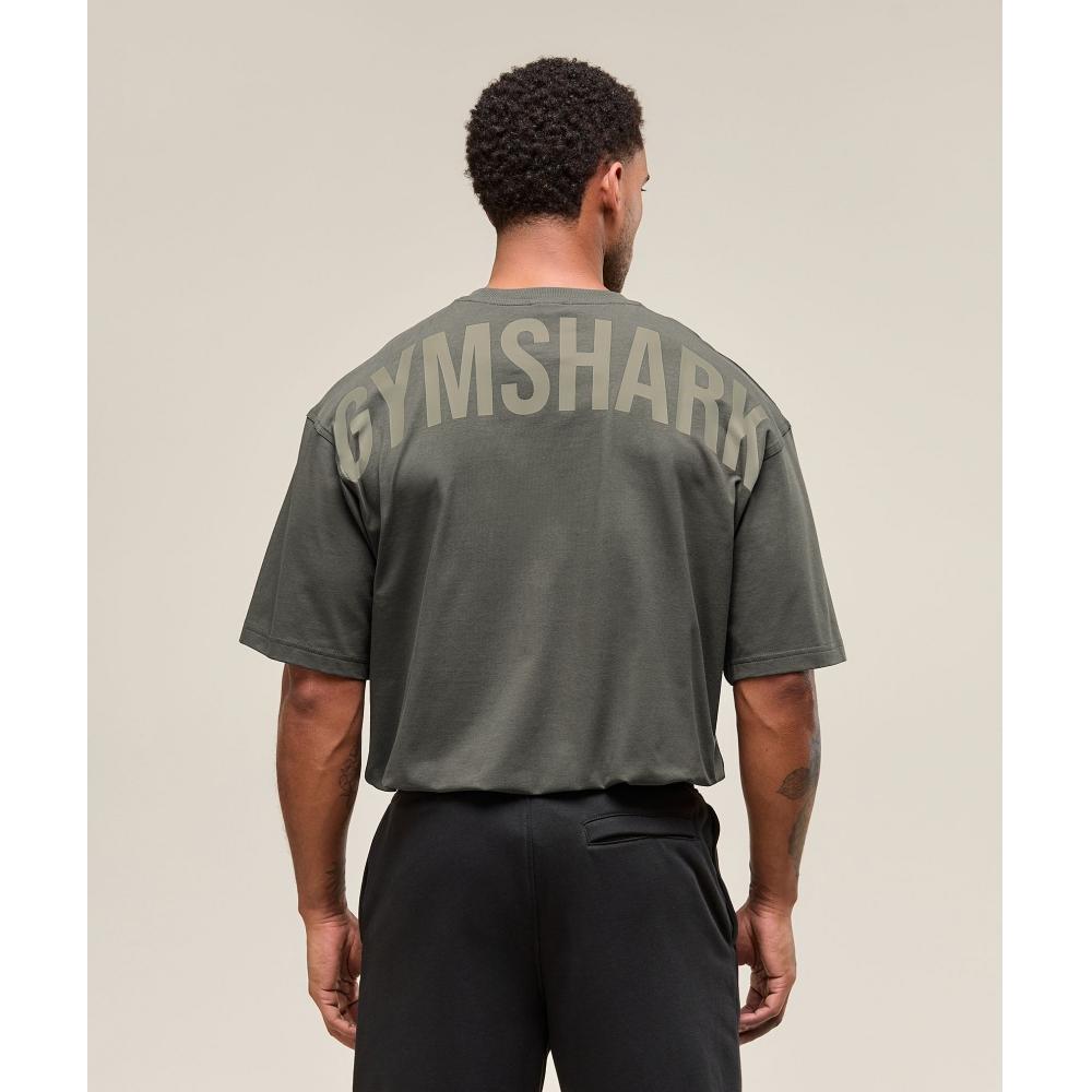 Gymshark Футболка Power strengTh Green A2c9e Ecjh