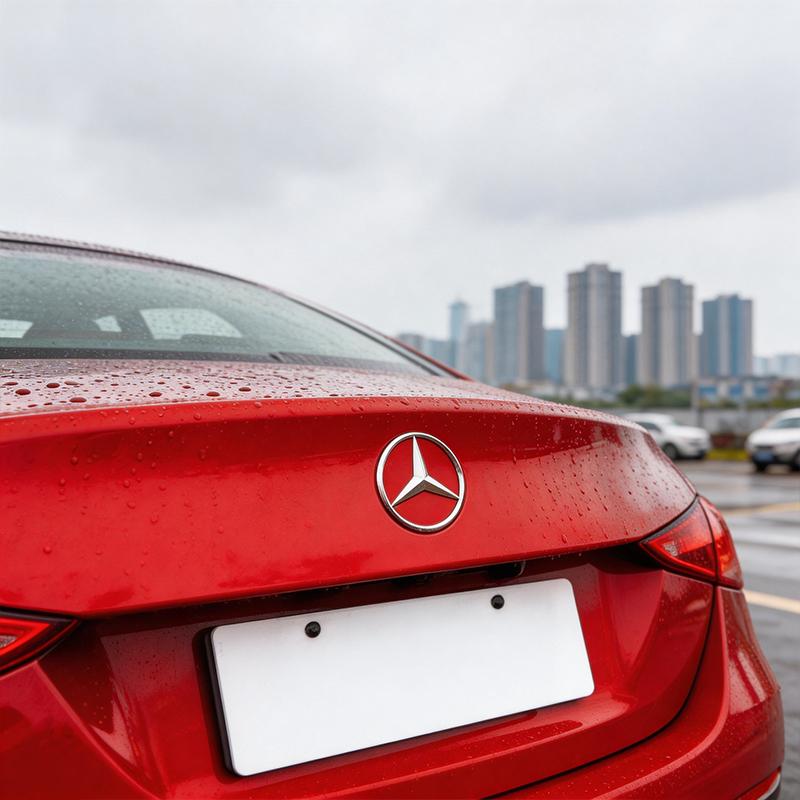 BTY4  Car 3D ABS Rear Trunk Emblem Badge For Mercedes Benz W205 W213 W167 W166 W177 Auto Exterior Tuning Accessories X253 W204 W212