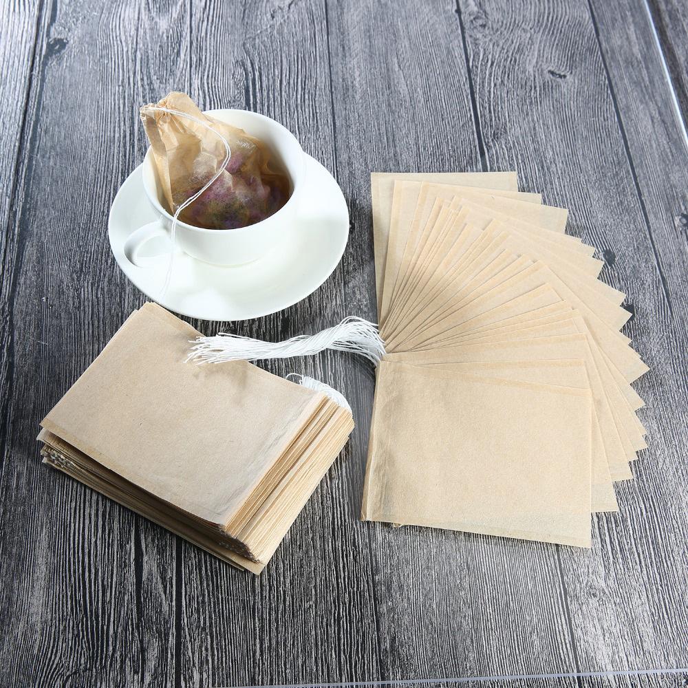 Drawstring Heat Seal Disposable For Herb Loose Tea Coffee Infuser Tea Strainer Filter Bags Tea Bag