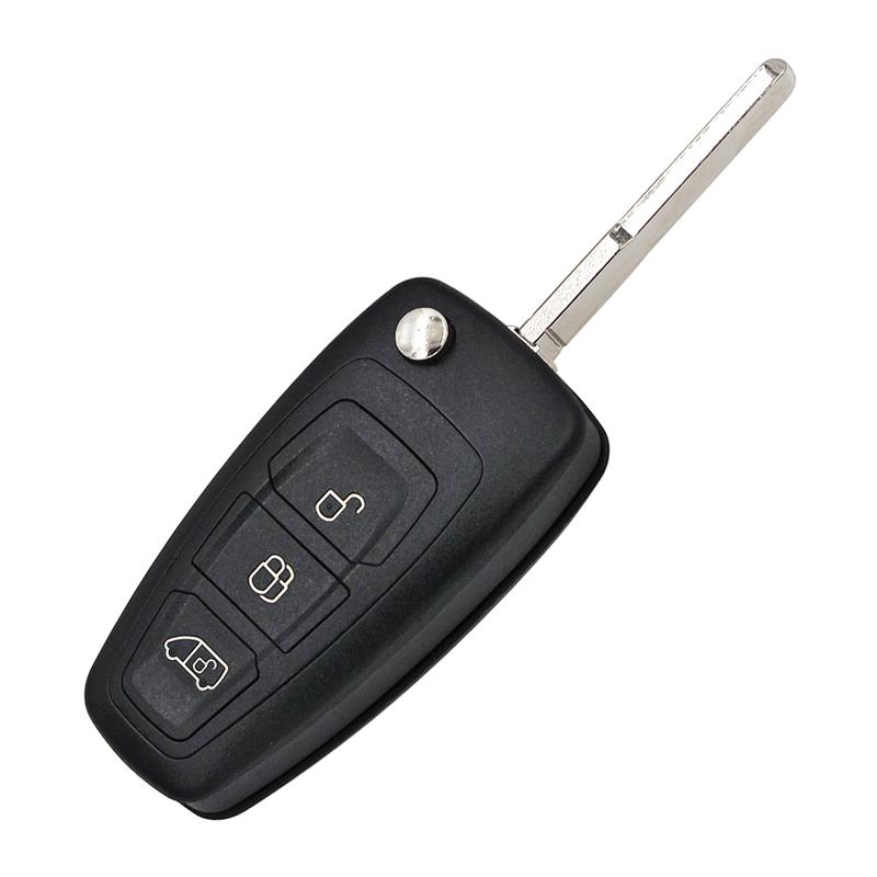 Ecusells Remote Car Key 434MHz 4D83 Chip A2C53435329 For Ford Transit Connect Transit Custom 2012-2016 BK2T-15K601-AA/ AB/ AC/AD