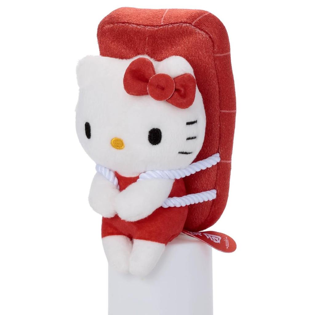 TAKARATOMY Sanrio Characters Sushi Hello Kitty Plush Approximately 13cm Tall A.R.T.S Chokkori-san Toy,