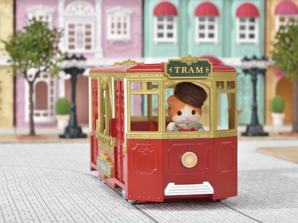 Городской трамвай Sylvanian Families в [Городке для вылазок] TV-01