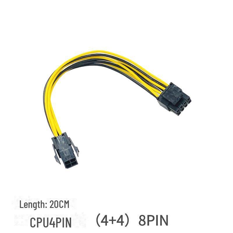 Удлинительный кабель питания материнской платы ЦП 8-контактный: Адаптер CPU 4-контактный/8-контактный на 8-контактный.