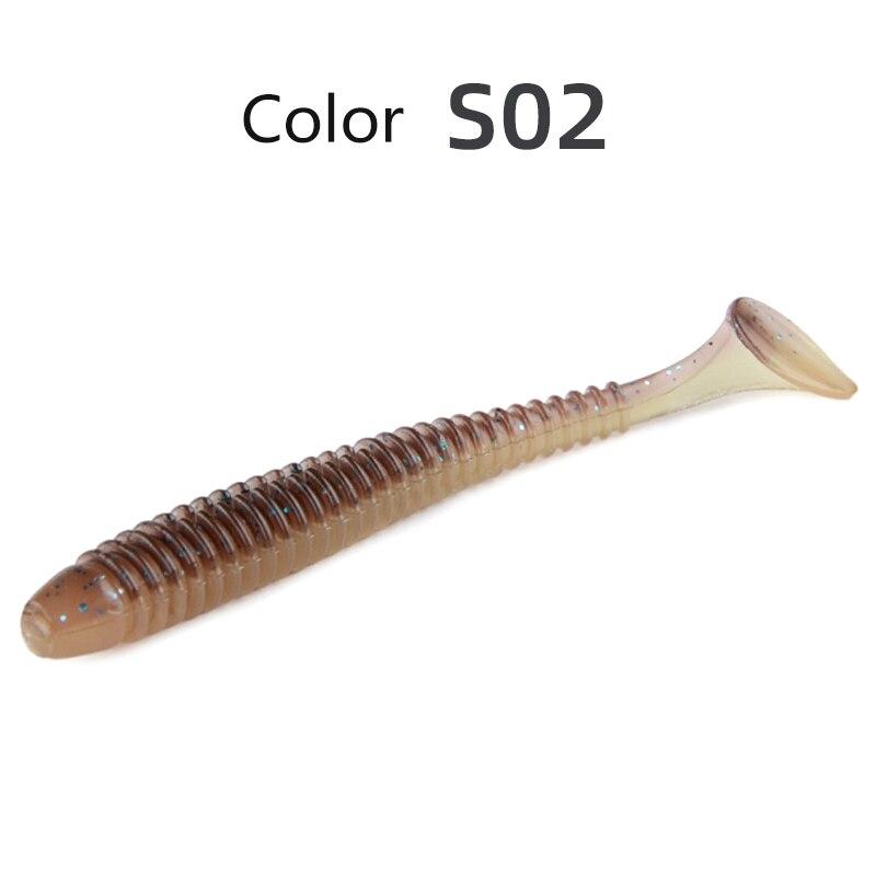 MEREDITH Рыболовные приманки с качающимся ударом 55 мм, 65 мм, 75 мм, мягкие приманки для рыбалки, морская рыбалка, Leurre Souple, силиконовые приманки, приманка