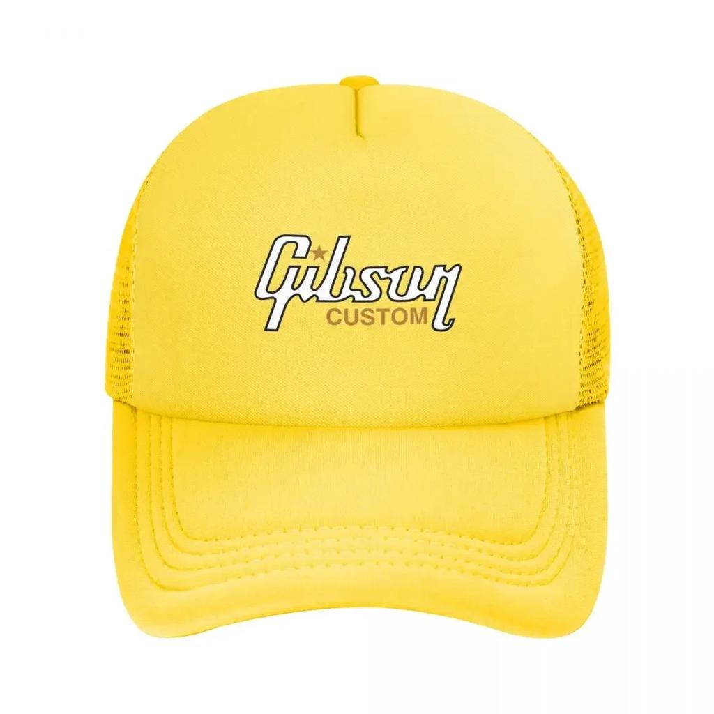 Бейсболки Gibson Les Paul Mesh Snapback Модные бейсболки Дышащие Повседневные Кепки Уличные Унисекс