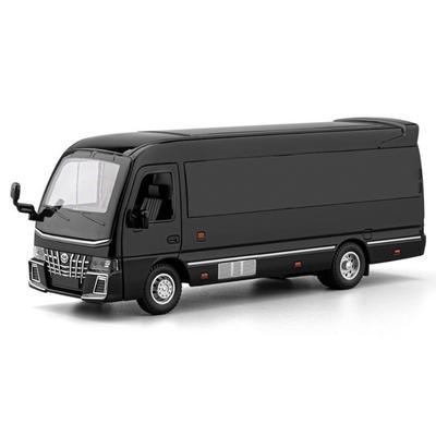 1/33 Toyota Coaster АВТОБУС Металлическая модель автомобиля Игрушка Литье под давлением Металлическое литье Звук и свет Автомобильные игрушки для детей Транспортное средство