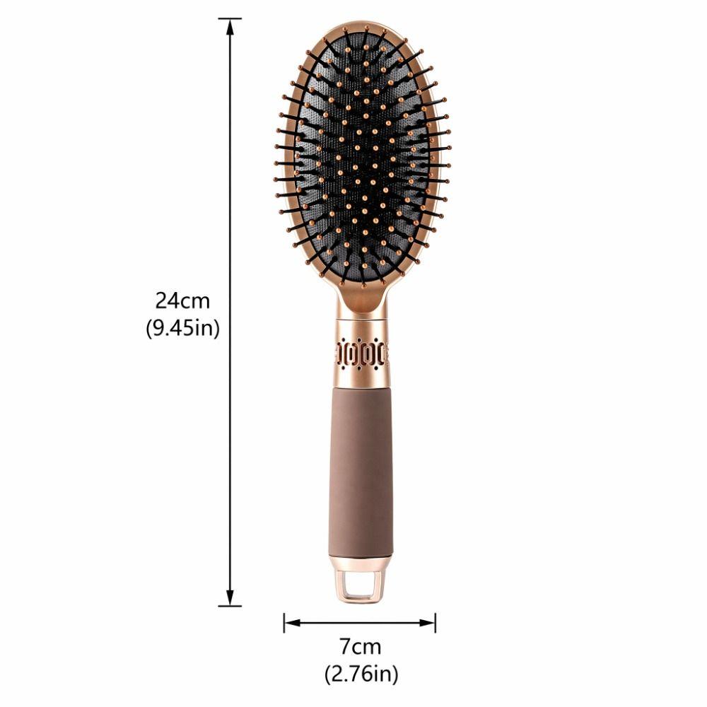 Gasbag Cushion Detangling Brush Oval Shape Massaging Hairbrush Salon Use Oval Hair Comb Home Use