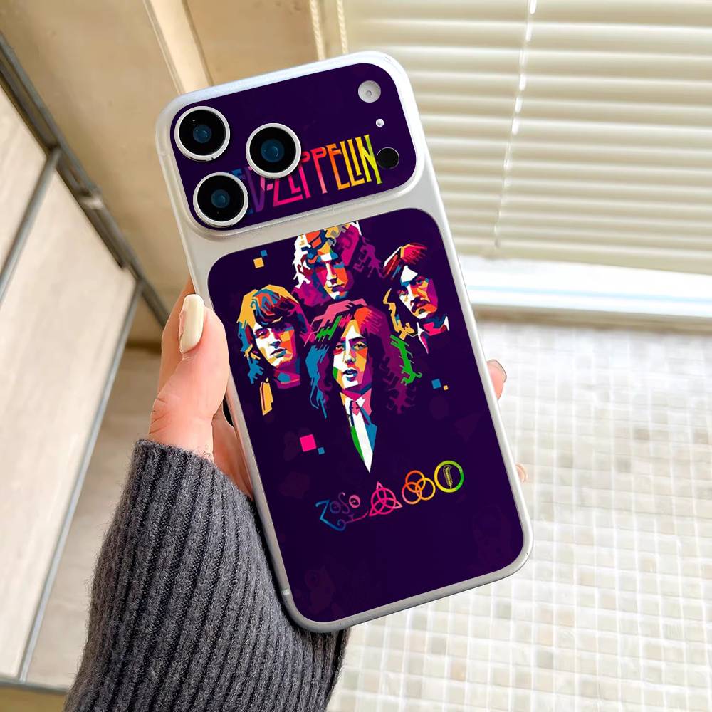 Наклейка-обертка Rock Band L-Led Zeppelin для IPhone17 Pro/17pro Max, Декаль на телефон, Скин, Задний защитный чехол, Пленка, Полное покрытие