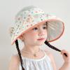 Children's Sun Protection Hats In Summer Girls' Large Brim Sky Top Sun Hat UV Hat Sun Protection Hat Outdoor Beach Hat