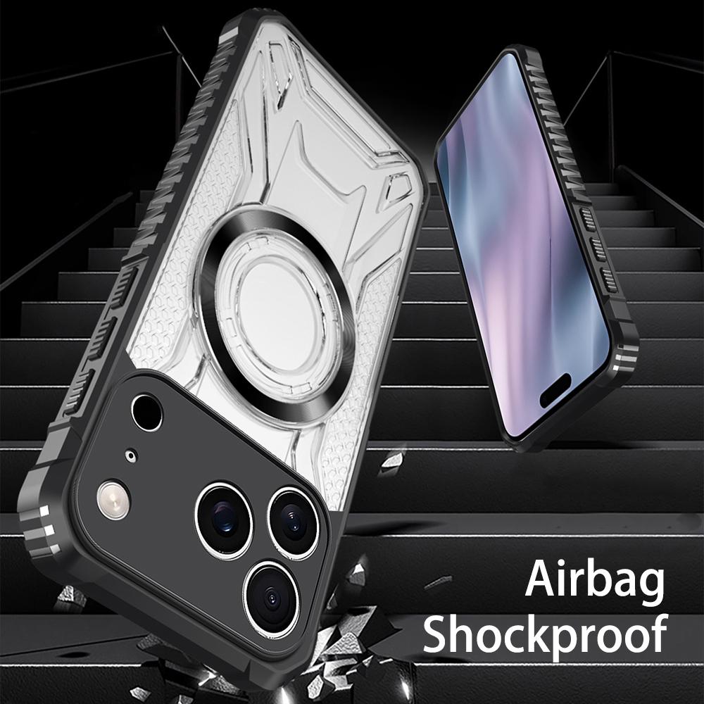 KEYSION Прозрачный магнитный чехол для Honor 600 Pro 5G Мягкий силикон+ПК Прочный противоударный задний чехол для телефона для Honor 600 Pro