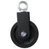 Aluminum Alloy Bracket Pulley Black Lifting Roller 360 Rotation Pulley System  DIY Home Projects