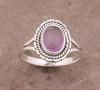 Кольцо с драгоценным камнем с аметистом, дизайнерское кольцо ручной работы в стиле бохо, эффектное кольцо, серебряные подвески, подарок для нее, подарок на день рождения, серебро 925 пробы