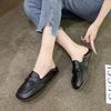 Fashion 2025 Spring Women's Shoes Flat Comfortable Anti Slip Soft Bottom New Square Toe Casual Shoes Lightweight Outdoor Commuter Shoes