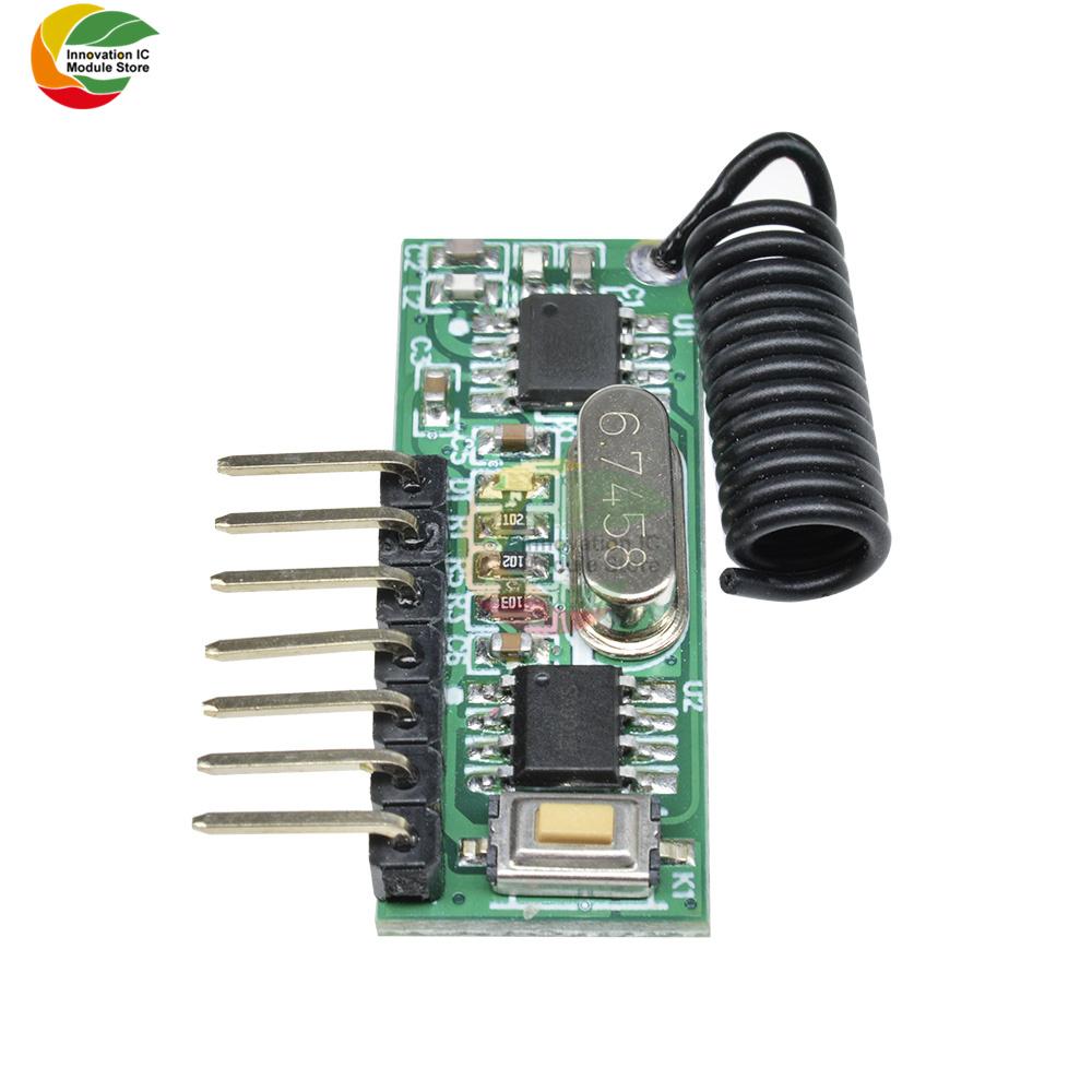 1 Channel Decode Receiver Output Module + 1 Channel 111mhz Wireless Wide Voltage Encoder Transmitter for 111 Mhz Remote Control
