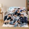 Последняя K-pop звезда Stray Kids Фланелевое одеяло Мягкое теплое плед для спальни гостиной кровати путешествия кемпинга пикника Подарок