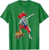 Dabbing Pirate Skeleton Dab Kids Halloween Costume Gift T-Shirt