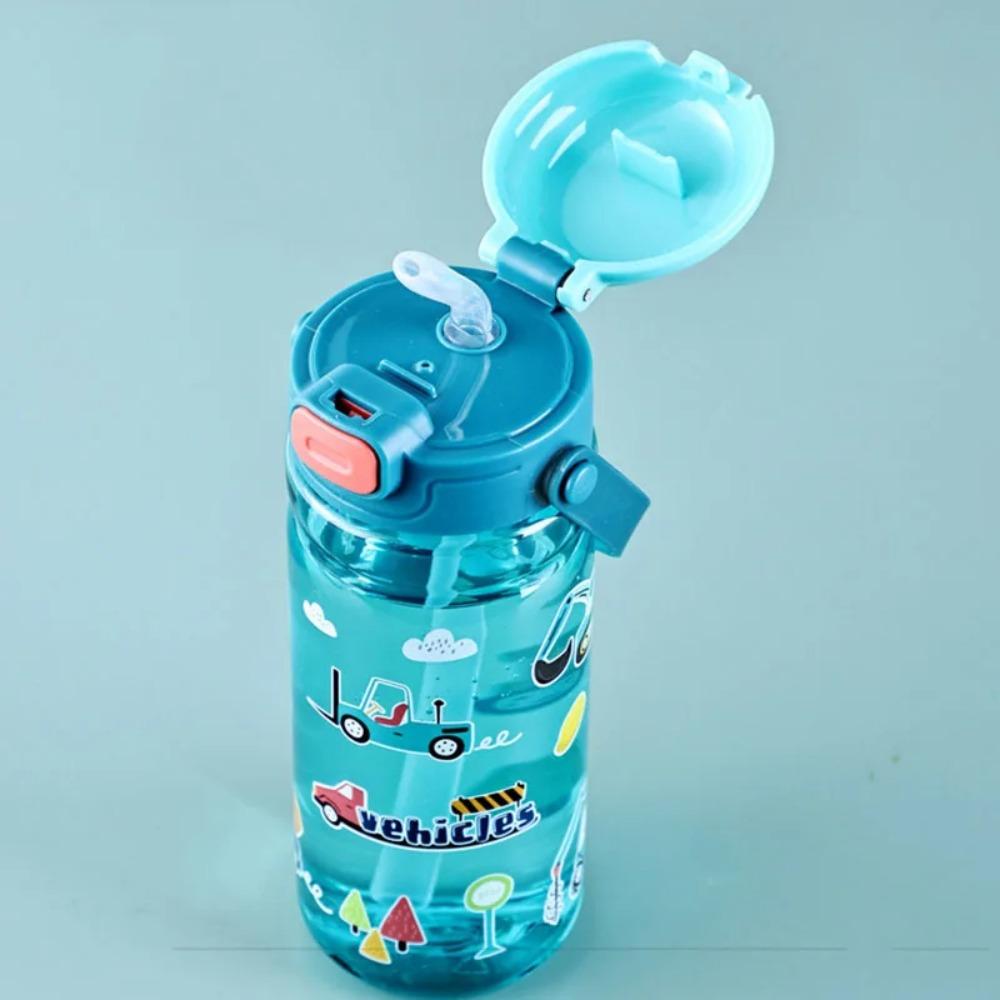 550ML Large Capacity Water Bottle Cartoon Sport Water Cup Cute Drinking Tumbler  Boys Girl